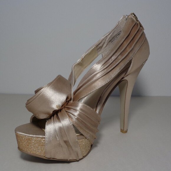 Enzo Angiolini Size 8.5 M / SLENDOR  / Satin / Heeled Sandals New Women's Shoes - Picture 7 of 16